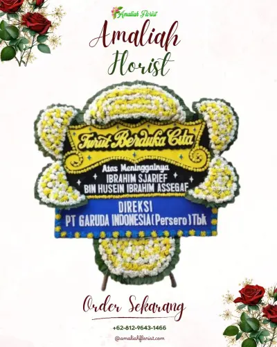 Papan Bunga Duka di Semper Timur